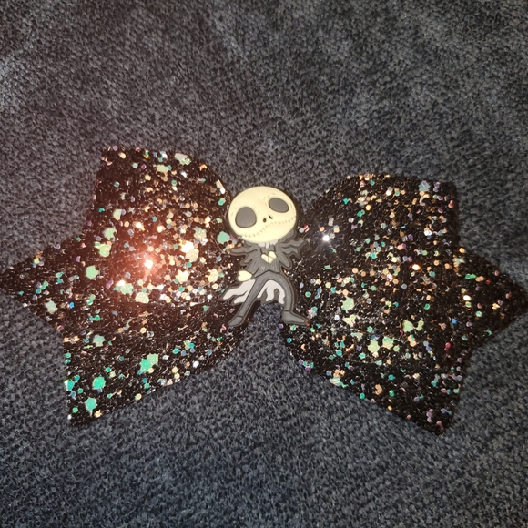 Nightmare before Christmas Jack Skelton hair bow - Picture 5 of 5